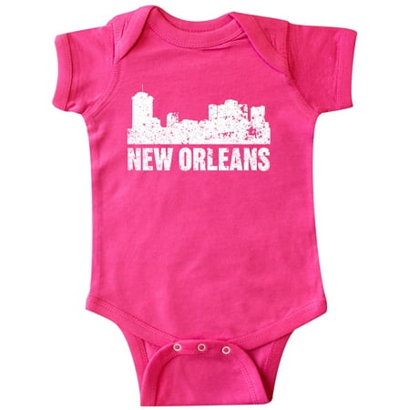

Inktastic New Orleans Skyline Grunge Gift Baby Boy or Baby Girl Bodysuit