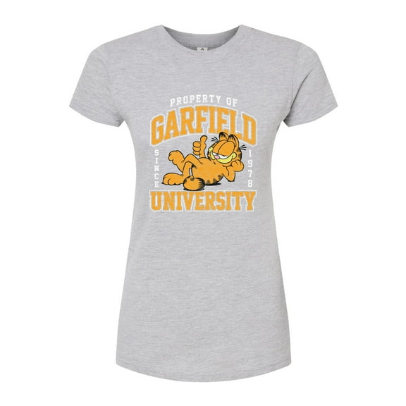 Garfield - Varsity - Juniors Fitted Graphic T-Shirt