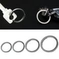 thumbnail image 2 of Jesscasday Titanium Key Rings Heavy Duty Keychain Rings Side-Pushing Key Chain Rings, 2 of 13