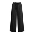 thumbnail image 4 of Vixolx Baggy Sweatpants for Women Straight Stretchy Solid Color Casual Sports Trousers Wide Leg Pants with Pocket, 4 of 6