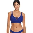 thumbnail image 2 of Becca by Rebecca Virtue STARRY NIGHT Fine Line Bikini Swim Top, US Large(36-38)E, 2 of 4