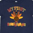 thumbnail image 4 of Inktastic My First Thanksgiving Day Turkey Boys or Girls Baby T-Shirt, 4 of 5