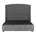 thumbnail image 2 of Box Base cama King Size + Cabecera Sitka Gris oscuro, 2 of 6