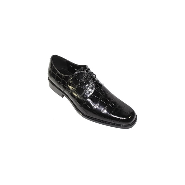 ZAPATOS DE VESTIR EVOLUCION HOMBRE CABALLERO NEGRO PIEL 20458 LEON 20458p