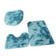 thumbnail image 5 of Juego de 3 alfombrillas de baño con tapa de inodoro, antideslizantes, para decoración del baño. azul oscuro, 5 of 9