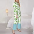 thumbnail image 4 of Kll Cooking Pots Print Women'S Long Sleeve Pajamas With Pants Sleepwear Loungewear 2 Set-Large, 4 of 9