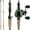 Spartacus II-Cast-7'6'' Heavy-right Handed-2pcs, variant on KastKing Twin-Tip Fishing Rod and Reel Combo, Spinning & Casting Combo, Fishing Poles and Reels Combo 2-Piece Rods with Extra Tips-Spartacus II