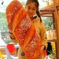 thumbnail image 5 of A20Cm 3D Simulation Bread-Shaped Pillow Soft Waist Cushion Plush Stuffed Toy - Hooks, Cotton One Size, 5 of 8