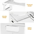 thumbnail image 3 of 7'' Tall Acrylic Toilet Stool, Modern Non-Slip Potty Stool for All Ages, Men & Women, Squatting Toilet Stool for Bathroom, Toilet Step Stool Foot Rest Stool, 3 of 8