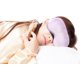 thumbnail image 3 of Antifaz morado para dormir, tela suave y cómoda, cubierta para sombra de ojos para siesta de viaje (lavanda), 3 of 4