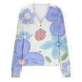 thumbnail image 5 of LOVZFMLL Cardigan pour Femmes Cardigan Décontracté à Boutons Veste Manteau de Mode Imprimée, 5 of 5