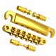 thumbnail image 4 of Puente de Silla de Montar Sunnimix 2 uds. Accesorios para guitarra eléctrica Dorado, 4 of 7