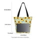 thumbnail image 3 of Balery Blue White Striped Sunflower A Bolsa de Hombro con Diseño, Bolsa Grande y Duradera, Bolsa Versátil para Compras, 3 of 6