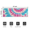 thumbnail image 5 of Colorful Tie Dye Mandala Pattern Door Rugs,Washable Non Slip Door Mats Indoor,Decorative Door Mats,Entry Mat Indoor for Entrance,Bedroom,Kitchen,Bathroom,16"x47", 5 of 6