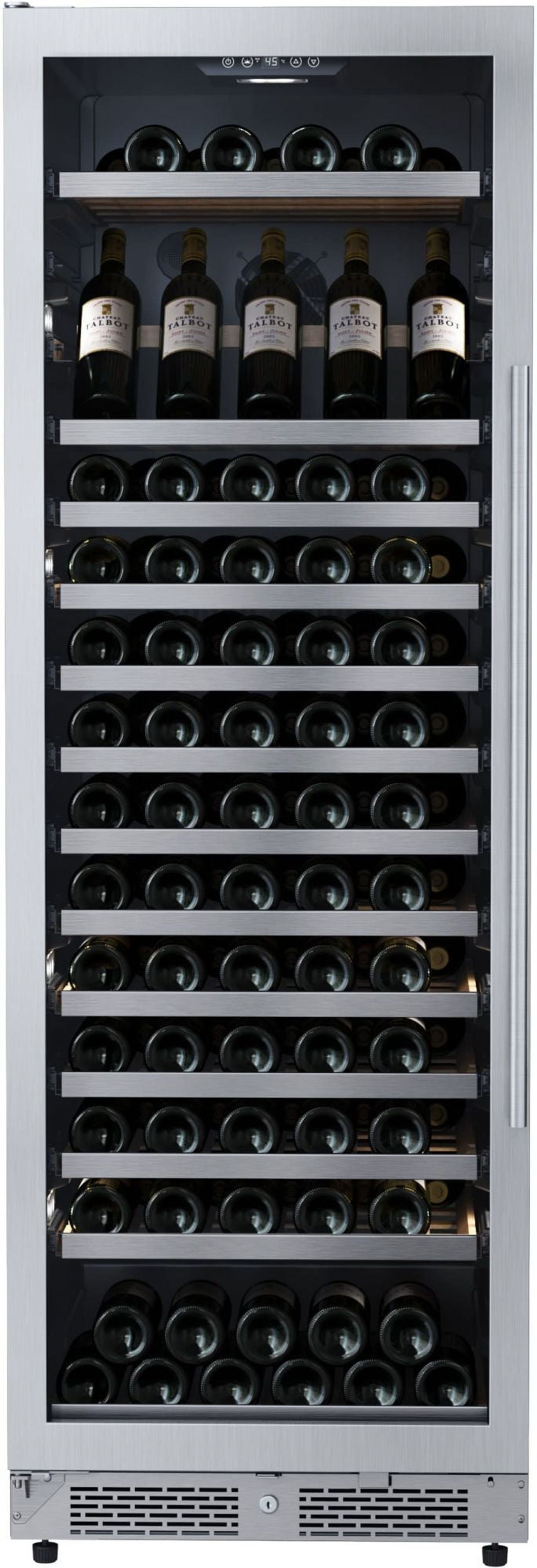 Edgestar 53 Bottle Built-In Wine Cooler, Stainless Steel, Single