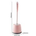 thumbnail image 5 of Vggrvlo Toilet Brush and Holder Set Toilet Cleaner Brush for Deep Cleaning Under Rim Space Saving for Storage for Bathroom Cleaning, 5 of 8