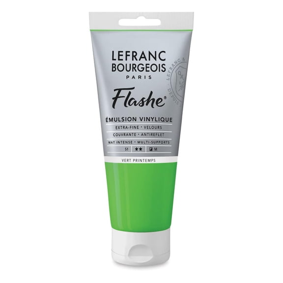 Lefranc & Bourgeois Flashe Vinyl Paint - Spring Green, 80 ml