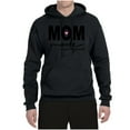 thumbnail image 2 of Wild Bobby, Mom Mode All Day Everyday Mother's Day Unisex Hoodie Sweatshirt, Black, Small, 2 of 6