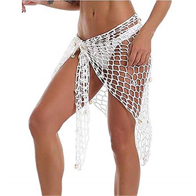 xiaxaixu Maillot de Bain pour Femmes Triangle Couvre-Bikini en Filet
