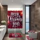 thumbnail image 2 of Juego De Cortina De Ducha Navideña Con Manta Antideslizante, Asiento De Inodoro Y Alfombrilla De Baño. Decoración De Baño De 4 Piezas. Navidad10, 2 of 4