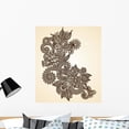thumbnail image 1 of Hand-drawn Abstract Henna Mendie Wall Decal by Wallmonkeys Peel and Stick Graphic (36 in H x 31 in W) WM223645, 1 of 4