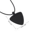 thumbnail image 2 of OULII 1Pack Triangle Silicone Guitar Pick Storage Holder Necklace For Daily Use Performance Pendant Design, 2 of 8