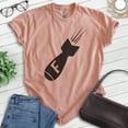 thumbnail image 2 of F-Bomb T-shirt, Unisex Women's Men's Shirt, Funny F-Bomb Pun Naughty Curse Cuss Word, Heather Sunset, Small, 2 of 6