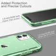 thumbnail image 7 of JETech Glitter Case for iPhone 11, 6.1-Inch, Bling Sparkle Shockproof Phone Bumper Cover, Cute Sparkly for Women and Girls (Green), 7 of 7
