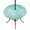 Teal, variant on Round Outdoor Tablecloth with Umbrella Hole and Zipper, Blue Beige Ombre Coastal Tablecloth with Elastic Waterproof, Nautical Beach Starfish Coral Summer Patio Table Covers for 45" - 54" Pool Tables