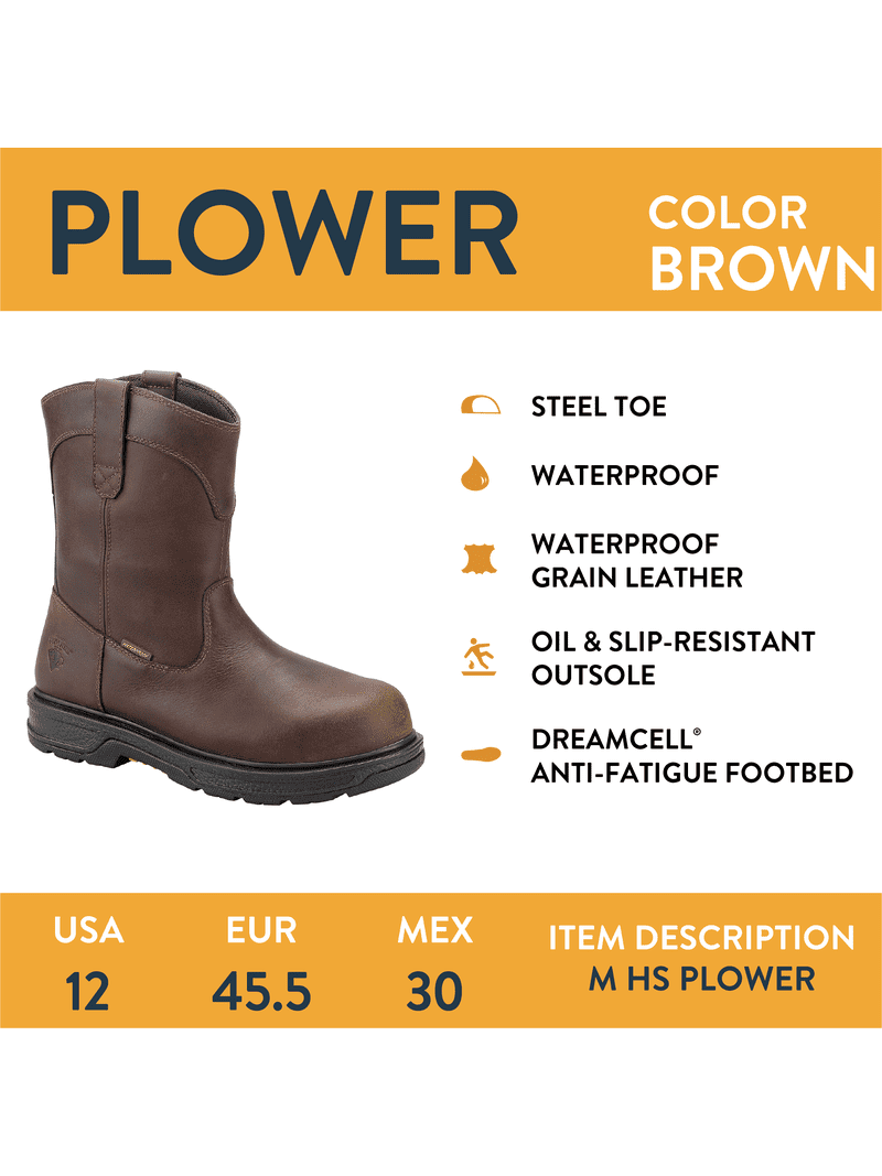 Herman Survivors M HS Plower 8.5 Leather Boots  Waterproof Steel Toe Free Shipping! Herman Survivors Men main image 3