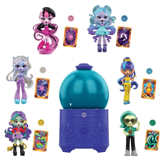 Monster High Potions Crystal Ball Mini Dolls, Surprise Character Reveal (Characters May Vary)