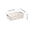 C, variant on Plastic Storage Basket, Laundry Basket with Handle, Multi-purpose Dirty Clothes Storage Container for Bathroom, Bedroom, Kitchen