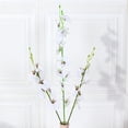 thumbnail image 2 of Mdesiwst Artificial Orchids 3 Fork Colorful Fake Flower Wedding Home Office Faux Floral Branch Flower Arrangement Decoration, 2 of 5