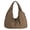 Coffee, variant on Women's Large Nylon Slouchy Hobo Bag Lightweight Soft Tote Bag Underarm Shoulder Handbag with Multiple Pockets for Casual Travel Daily Use - Beige