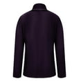 thumbnail image 4 of Plus Size High Neck Tops for Women Casual Solid Color Soft Cotton Base Thermal Tee Shirts Long Sleeve (XL, Purple), 4 of 5