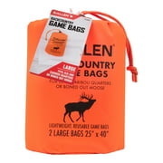 Allen Company Elk Game Bag Set, 2 Quarter Bags, 40" L x 25" W, White & Orange, Polyester, 7338A