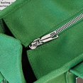 thumbnail image 5 of Bolso de lona cruzado de gran capacidad con letras de color sólido, bolso de mano portátil para mujer simple, 5 of 5