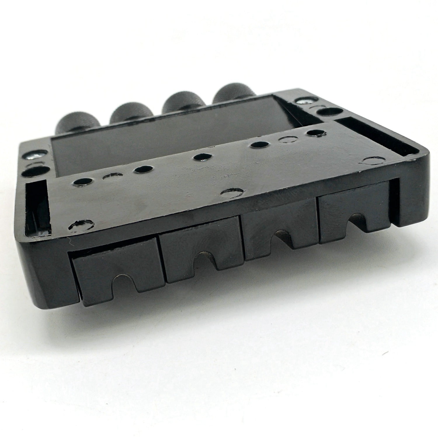 1 Set 4 String Headless Guitar Bridge System Electric Part for Headless Electric Replacement