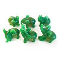 thumbnail image 1 of Feng Shui Import LLC 4761 Ensemble de Statues d'Éléphant Vert, 1 of 1
