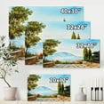 thumbnail image 4 of Designart ' Beautiful Mountains View By The Sea Side ' Nautical & Coastal Canvas Wall Art Print, 4 of 4