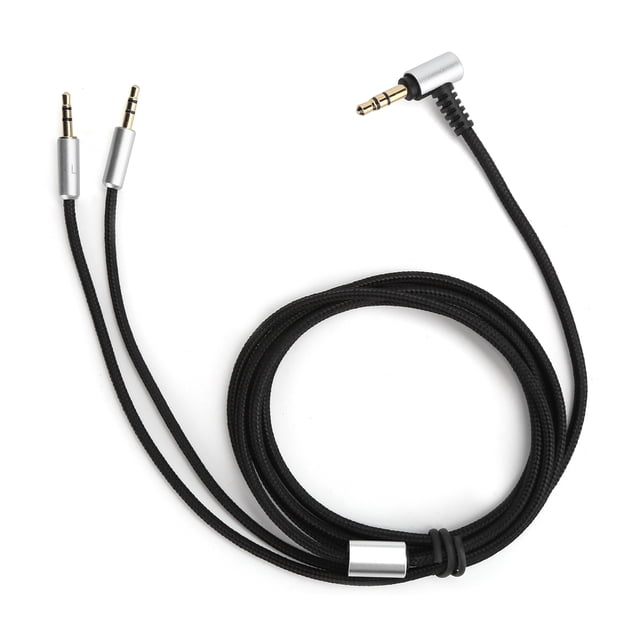 Cable de audio, Accesorio de Reemplazo de cable de auriculares resistente a la corrosión de cobre sin oxímeno 1.2m/3.9 pasteles para el cable de auriculares para pistas