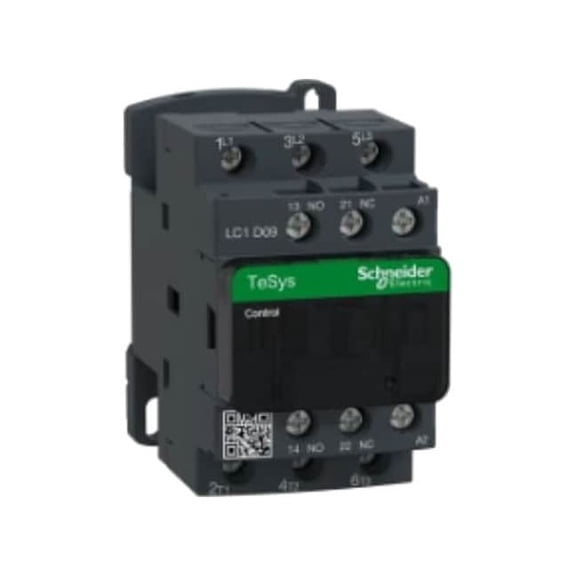 Schneider Electric IECMagContactor, NonReversing, 120VAC LC1D09G7