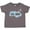 Charcoal, variant on Lil Bro Airplane Boys Pilot Brother Boys Toddler T-Shirt