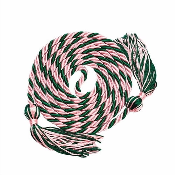 Honors Graduation Academic Honor Cord |(Pink/Green)