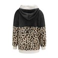 thumbnail image 5 of Puntoco, chaqueta informal de manga larga con capucha y cremallera de felpa con estampado de leopardo para mujer, chaqueta de retazos de Color sólido, prendas de vestir, abrigo, liquidación Puntoco Puntoco-2560, 5 of 5
