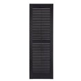 thumbnail image 1 of Premier Louver Exterior Decorative Shutter, Black - 15 x 43 in., 1 of 1