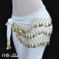 thumbnail image 1 of 1pcs/lot Women Belly Dance Hip Scarf Accessories 3 Row Belt Skirt With 128pcs Gold color coin bellydance Coins Waist Chain, 1 of 4