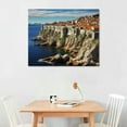 thumbnail image 2 of Nawypu Dubrovnik Croatia Pictures Canvas Wall Art Landscape Poster Prints Wall Decor、For Living Room Bedroom Office, 2 of 4