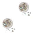 thumbnail image 4 of maskred 1/2/3/5 Art Crystal Flower Shining Rhinestone Pearl Sequin Rhinestone Manicure Decoration No.4 2PCS, 4 of 6