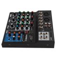thumbnail image 1 of USB Sound Mixer, Thin and Dustproof 4 Channel Professional Mixer Wireless Connection Balanced XLR Input Wide Compatibility  for Stage Performance, 1 of 7